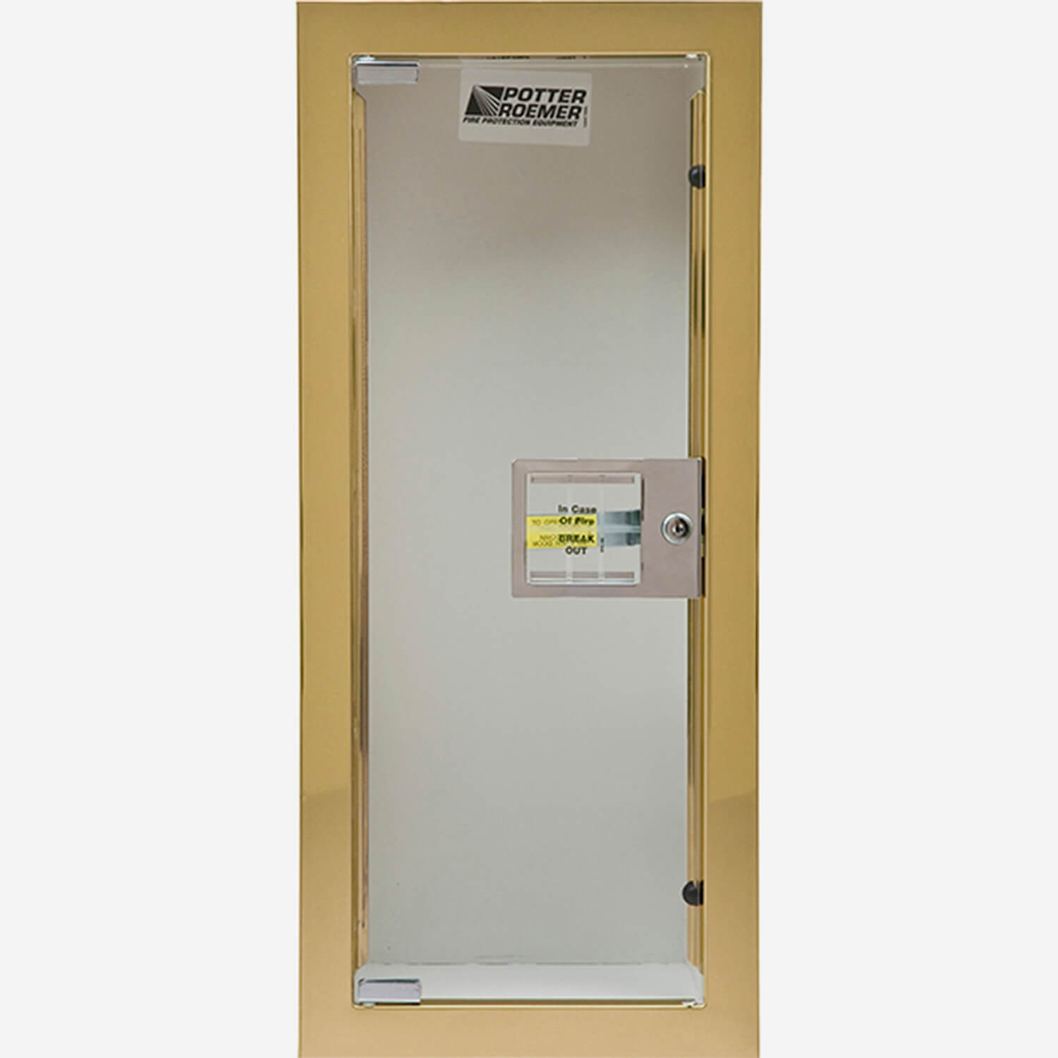 Semi-Recessed Buena Fire Extinguisher Cabinet - Potter Roemer